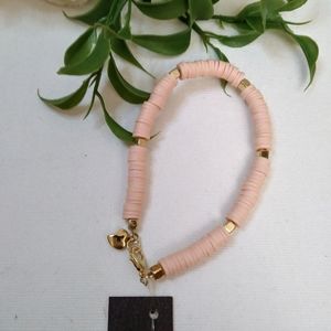 Plastic rings bracelet. Charm Mexican bracelet.